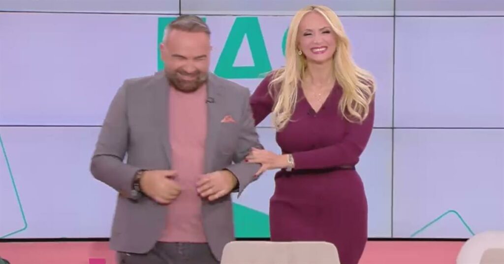 Εδώ TV: Οι ευχές της Ναταλί Κάκκαβα στον Γρηγόρη Γκουντάρα για την γιορτή του
