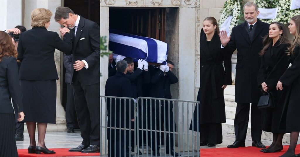 Κηδεία πριγκίπισσας Ειρήνης: Φωτογραφίες από το τελευταίο αντίο