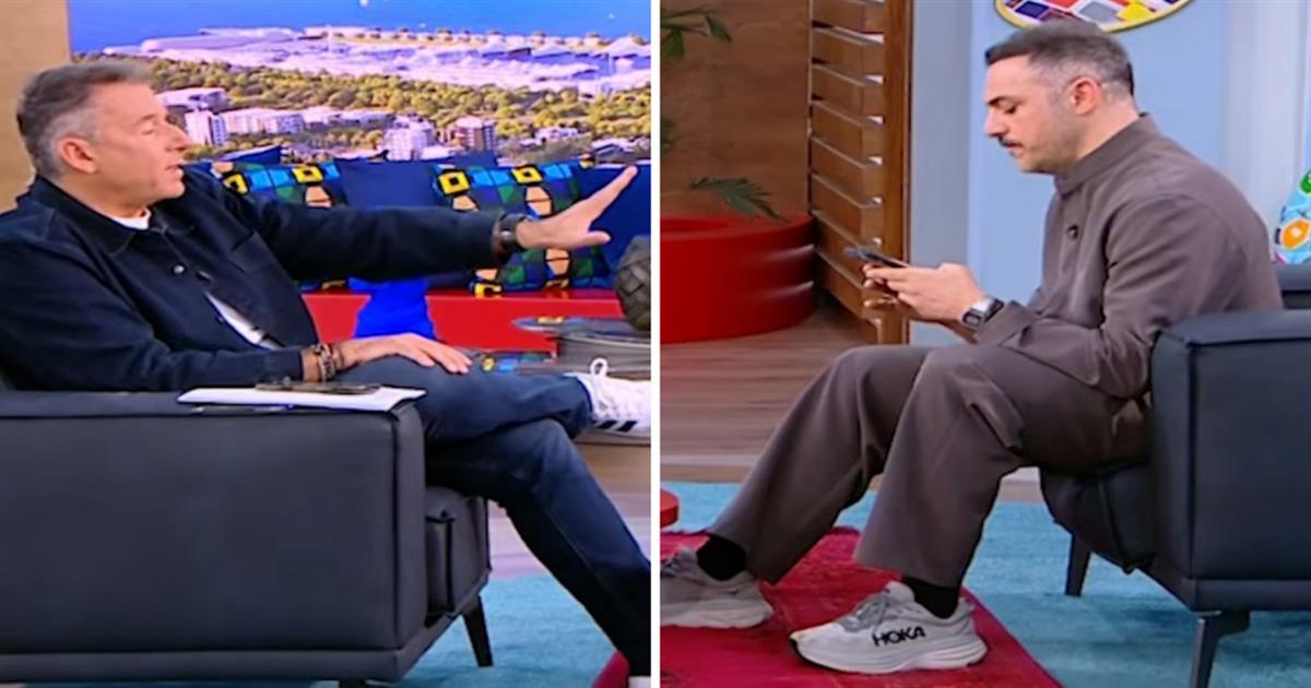 Ο Κώστας Δόξας έπαιξε βίντεο της κόρης του «που ήταν 7 ώρες τιμωρία» – «Τα έχασε» ο Λιάγκας, ζητούσε να κλείσει ο ήχος (video)