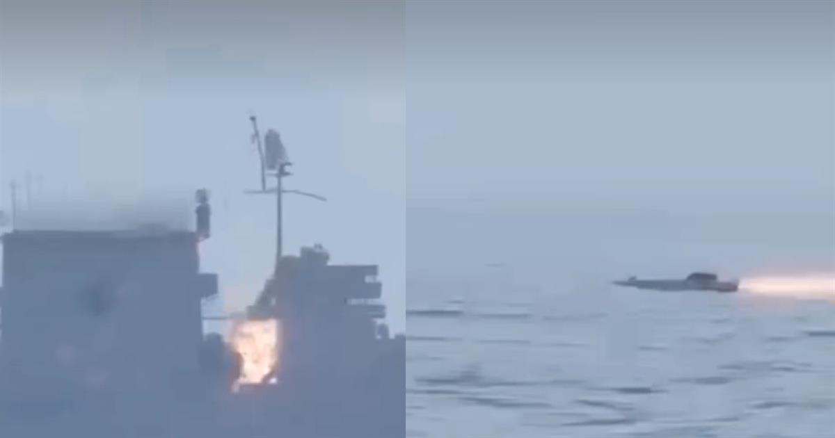 Κυκλοφορεί βίντεο με Ιρανικό Drone να χτυπάει πλοίο υποστήριξης των Αμερικανών