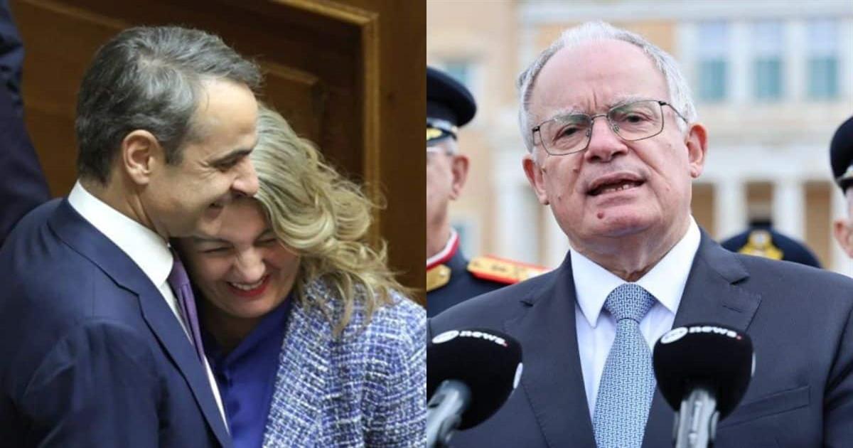 Οταν η βουλευτής της ΝΔ μιλούσε για το έπος του ΟΧΙ το 1840 ο Τασούλας έτρωγε βελανίδια