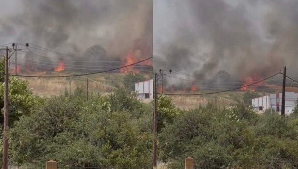 Φωτιά στο Ωραιόκαστρο Θεσσαλονίκης: 112 για εκκένωση της Λητής – Εντοπίστηκε σορός στο δάσος που ξέσπασε η πυρκαγιά