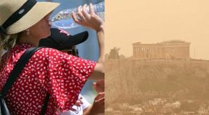 Καιρός: Καύσωνας με 38άρια και δυνατά μελτέμια έως 8 μποφόρ – Οι 7 περιοχές με αφρικανική σκόνη