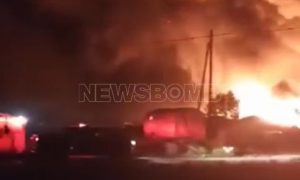 Εικόνες αποκάλυψης στη Λάρισα: Μεγάλη φωτιά σε εργοστάσιο ανακύκλωσης στο Κιλελέρ – Ήχησε το 112