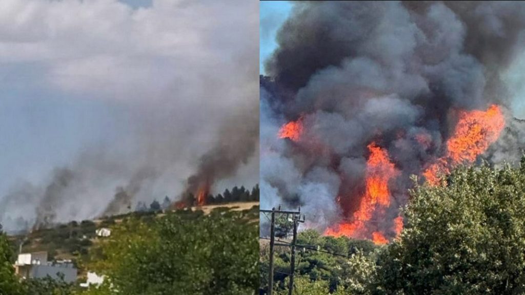 ΣΟΚ ΣΤΗΝ ΑΤΤΙΚΗ: ΜΕΓΑΛΗ Φωτιά Τώρα δίπλα στα σπίτια – Σε πανικο οι Αθηναίοι, Ήχησε το «112»