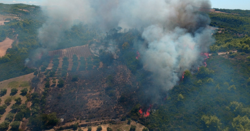Έκτακτο Τώρα: Μεγάλη φωτιά στην Κόρινθο – Ήχησε το 112, μάχη για να μην επεκταθεί το μέτωπο