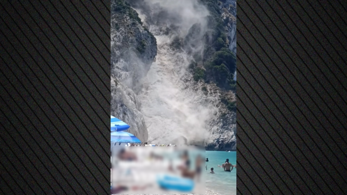 Εικόνες τρόπου στην πιο διάσημη παραλία της Ελλάδας – Έτρεχαν να σωθούν οι τουρίστες
