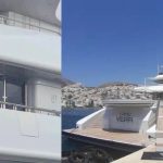 Όλη η Τήνος… έτριβε τα μάτια της με το τεράστιο γιοτ που μπήκε μέσα στο λιμάνι, μόλις είδαν τι όνομα γράφει πάνω και κατάλαβαν ποιανού Έλληνα είναι…