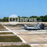 Αποκλειστικo: Tο F-16 στη Ζάκυνθο φλέγεται ολοσχερώς στο αεροδρόμιο