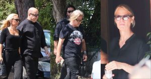 «Κλαίει» ο Ουρανός πάνω από το Παλαιό Ψυχικό: Θρήνος στην Κηδεία του Λορέντζο – Είναι όλοι οι διάσημοι Έλληνες εκεί, από Σεφερλή μέχρι Βουρλιώτη (Φωτογραφίες)