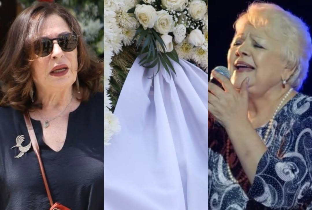 Όλοι παρατήρησαν το στεφάνι της Χαρούλας Αλεξίου και δάκρυσαν: Το στεφάνι στην κηδεία της Μαίρης Λίντα που ράγισε καρδιές