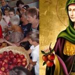 Το μήλο της Αγίας Ειρήνης Χρυσοβαλάντου που φέρνει παιδιά