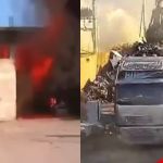Σκληρό βίντεο από τον Ασπρόπυργο: Η στιγμή που φέυγει εργάτης
