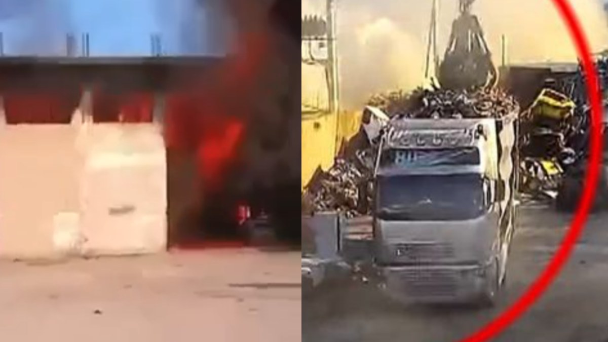 Σκληρό βίντεο από τον Ασπρόπυργο: Η στιγμή που φέυγει εργάτης