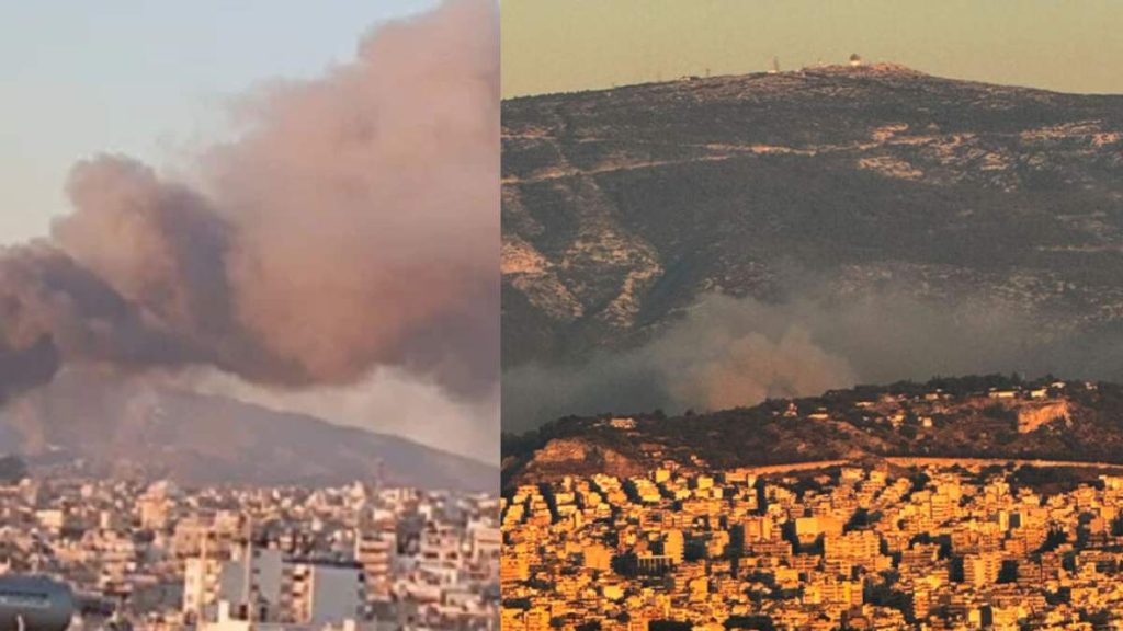 Φωτιά προκαλεί τρόμο στην Αθήνα: Ήχησε το 112, οι πρώτες εικόνες από το σημείο