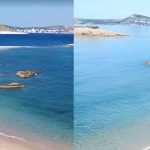 Γαλαζοπράσινα, πεντακάθαρα νερά, ήσυχο τοπίο και μοναδική θέα – Η κρυφή παραλία στην Αττική, μόλις 45 λεπτά από το κέντρο της Αθήνας