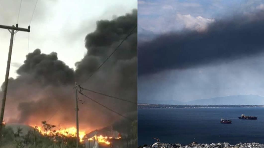 Στην Αττική το τοξικό νέφος από τη φωτιά στο Ωραιόκαστρο - Τι πρέπει να κάνετε με τα κλιματιστικά