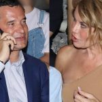 Άδωνις Γεωργιάδης μαζί με την Ευγενία Μανωλίδου και τους γιους τους σε μια σπάνια εμφάνιση στην Επίδαυρο