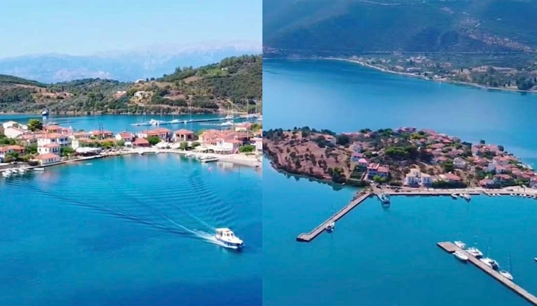 Υπάρχει ένα ελληνικό νησί του Κορινθιακού που μοιάζει βγαλμένο από άλλη εποχή
