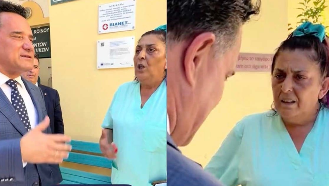 Χαμός με νοσηλεύτρια! Ο Άδωνις της έκανε παρατήρηση γιατί κάπνιζε και εκείνη του έδωσε την πιο αποστομωτική απάντηση