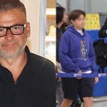 Σχεδόν ίδιο ύψος: O Γιώργος Λιάγκας βόλτα στα Ματογιάννια της Μυκόνου με τον γιο του Γιάννη