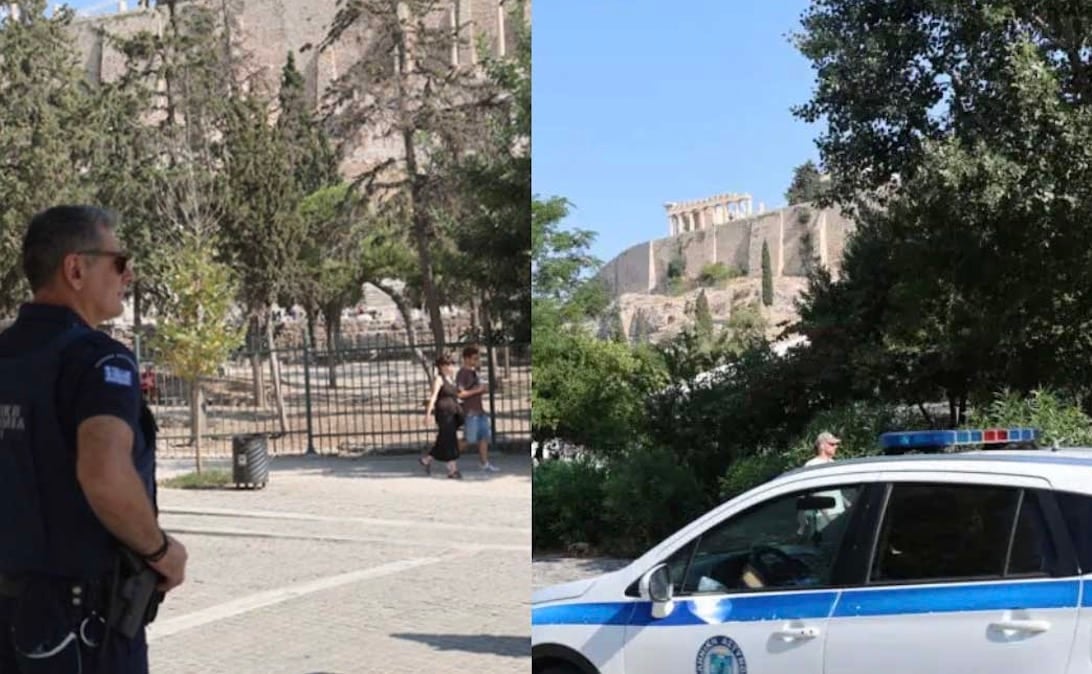 ΣΟΚ ΣΗΜΕΡΑ ΣΤΗΝ ΑΚΡΟΠΟΛΗ - ΑΝΤΡΑΣ ΜΕ ΜΑΧΑΙΡΙ ΕΠΙΤΕΘΗΚΕ ΣΕ ΔΥΟ ΤΟΥΡΙΣΤΕΣ