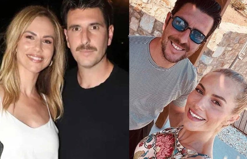 Ντορέττα Παπαδημητρίου και Γιώργος Γεροντιδάκης φουλ ερωτευμένοι στις καλοκαιρινές τους διακοπές - Ποζάρουν αγκαλιά στη θάλασσα