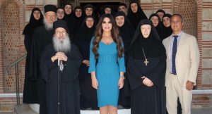 Η Κίμπερλι Γκίλφοϊλ επισκέφθηκε τη Μονή Ορμύλιας στη Χαλκιδική – Στο επίκεντρο οι δεσμοί Ελλάδας και ΗΠΑ