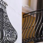 Γιατί κάποια κάγκελα παραθύρων έχουν μια καμπύλη χαμηλά προς τα έξω