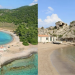 Βάζεις 20 ευρώ βενζίνη, οδηγείς 65 λεπτά και φτάνεις σε μια δωρεάν παραλία με κρυστάλλινα νέρα που περιτριγυρίζεται από πεύκα