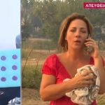Φωτιά στη Σίβηρη: Επίθεση σε συνεργείο του MEGA – Χτύπησαν τη δημοσιογράφο, έσπασαν κινητά, μικρόφωνα