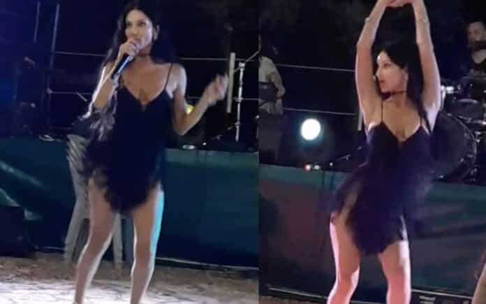 Αναστέναξε όλο το πανηγύρι…Χαμός με καλλονή τραγουδίστρια – Ξεσήκωσε τους πάντες με τις… ικανότητες της