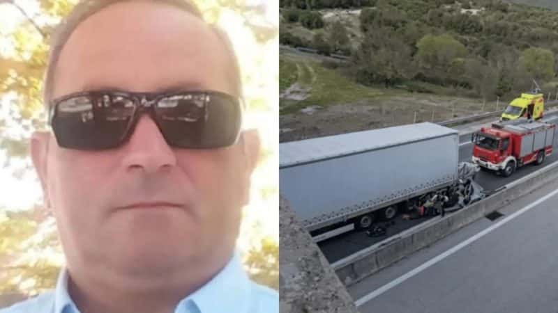 Θλίψη: Αυτός είναι ο άνθρωπος που έχασε τη ζωή του στην Εγνατία ενώ τοποθετούσε κώνους