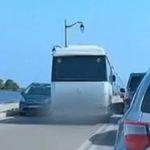 Παραλίγο τραγωδία στη Λευκάδα: Οδηγός λεωφορείου έκανε παράνομη προσπέραση στη γέφυρα