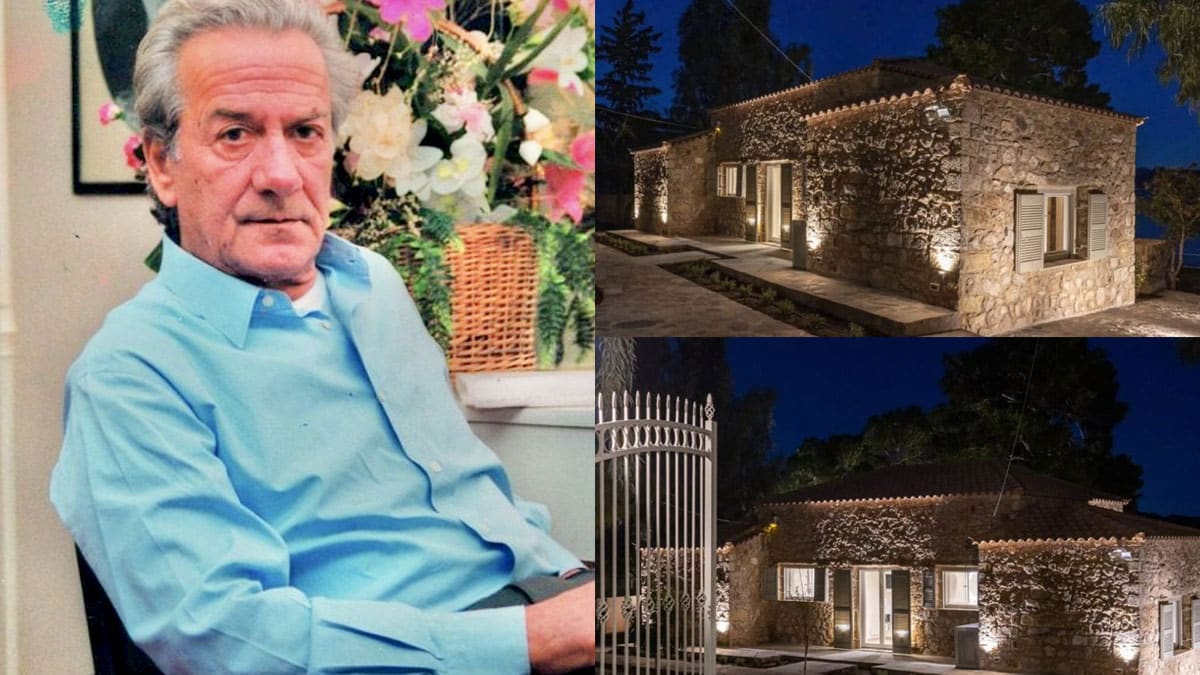 Ιδιωτική παραλία, πέτρα παντού, τεράστιος κήπος: Πωλείται η βίλα του Αλέκου Αλεξανδράκη – Η τιμή, η τοποθεσία και η πασίγνωστη ταινία της Αλίκης που είχε γυριστεί εκεί