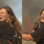 «Κώστα τρέχα»: Η στιγμή που τηλεοπτικό συνεργείο περικυκλώνεται από φλόγες στην πυρκαγιά της Σαλαμίνας