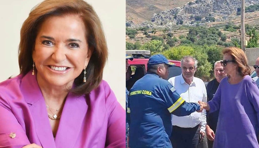 Επίσκεψη Ντόρας Μπακογιάννη σε πληγείσες περιοχές από φωτιές: «Είμαστε εδώ – Θα ξαναφτιάξουμε τα πάντα»