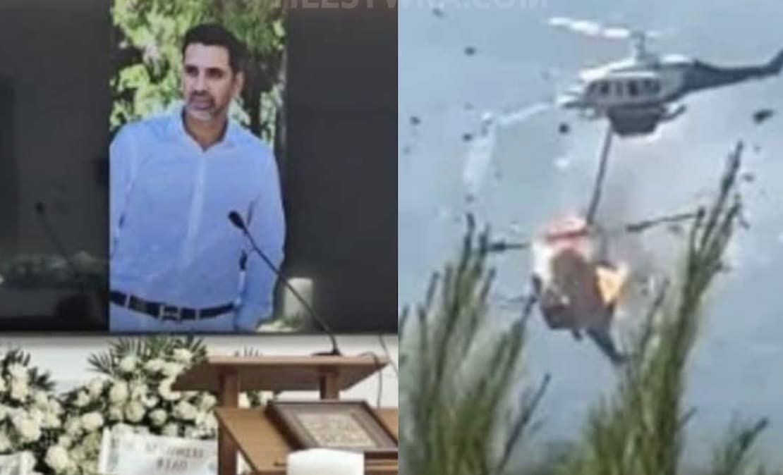 Αριστοτέλης Δαμίγος: Σε κλίμα οδύνης έγινε η αποτέφρωση του συντονιστή που σκοτώθηκε μετά τη σύγκρουση ελικοπτέρων στην Ψάθα