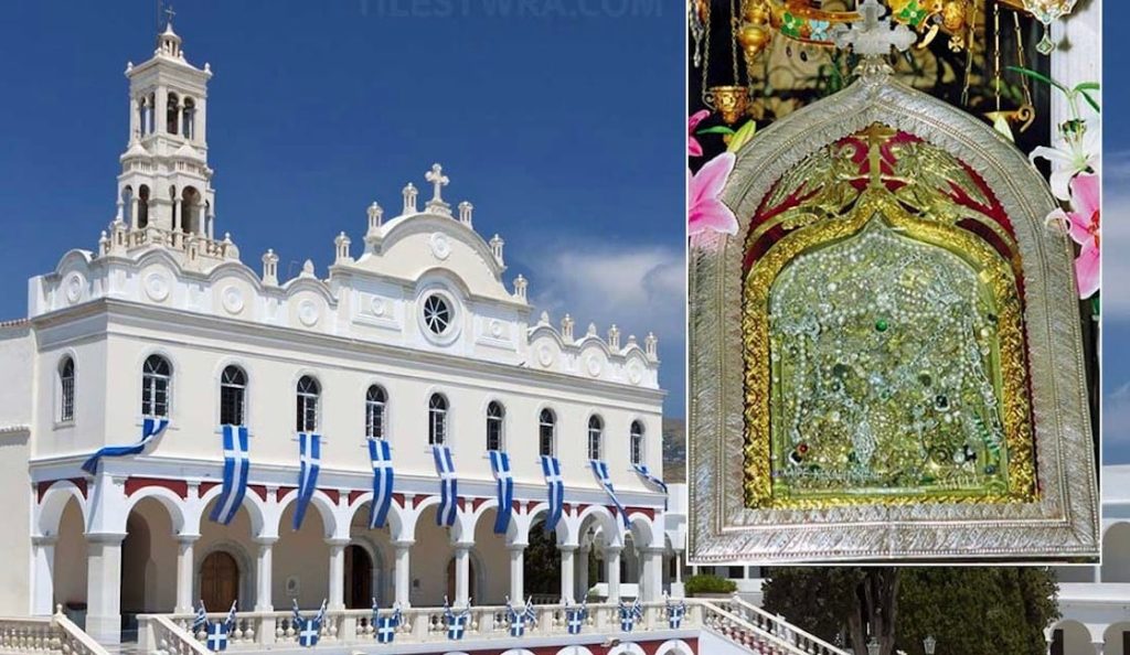Δεκαπενταύγουστος – Δείτε την Παναγία της Τήνου πίσω από τα τάματα