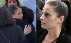 Κηδεία Κόκοτα: «Λύγισε» στον επικήδειο η σύζυγός του πάνω από το φέρετρο – «Εδώ μέσα βρίσκεται το σώμα που γνώρισα»