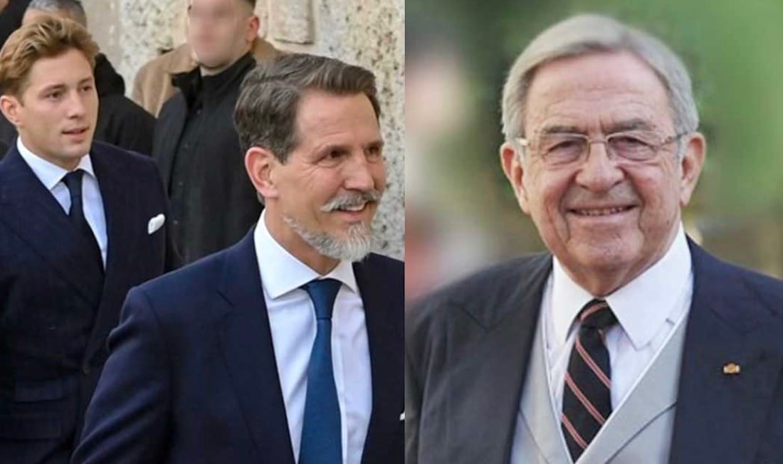 Παύλος Ντε Γκρες: Ο γιος του τέλεσε τρισάγιο στις Σπέτσες στη μνήμη του τέως βασιλιά Κωνσταντίνου