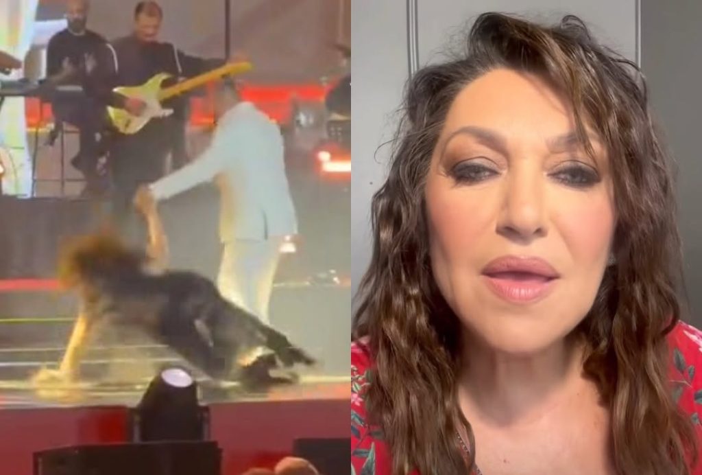 «Δεν έχω σπάσει κάτι και…» Η Καίτη Γαρμπή μίλησε από τα παρασκήνια μετά την πτώση στη συναυλία Ρέμου