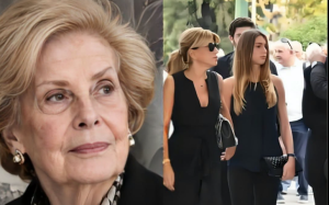 Κηδεία Μαραγαρίτας Παπανδρέου: Απαρηγόρητα τα παιδιά και τα εγγόνια της – Ποια είναι η καλλονή ξανθιά που της μοιάζει