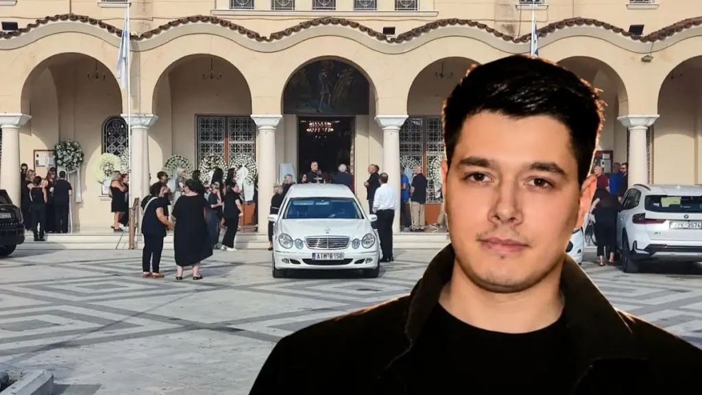 Θλίψη στο «τελευταίο αντίο» στον 32χρονο Μανούσο Φαρμάκη – Τραγικές φιγούρες οι αδελφές του, Όλγα και Γωγώ Φαρμάκη