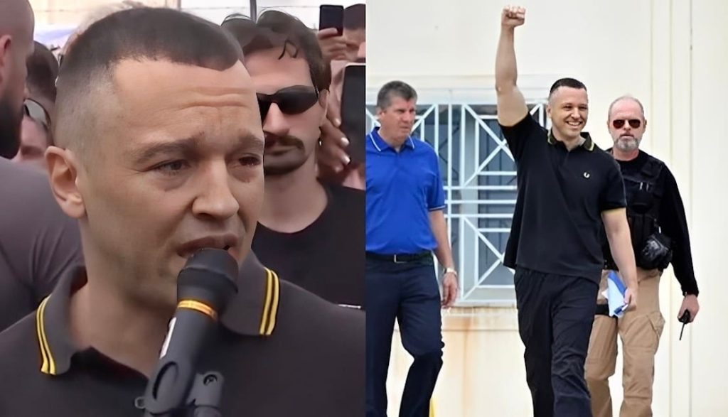 Κασιδιάρης: «Αποφυλακίστηκα και επιστρέφω με νέο ισχυρό εθνικό κόμμα»