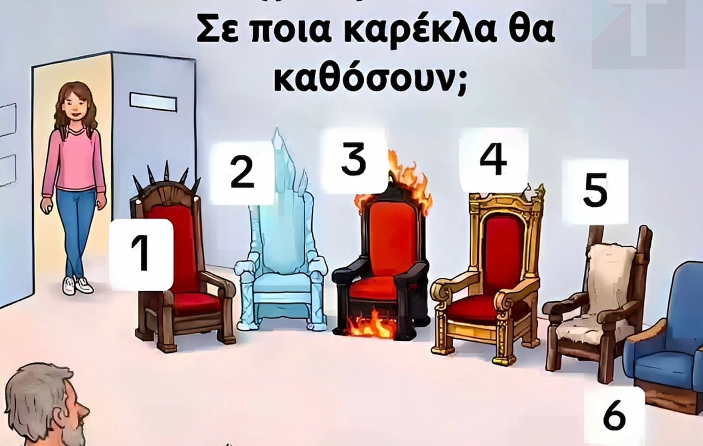 Ψυχολογικό τεστ: Σε ποια καρέκλα θα καθόσουν;