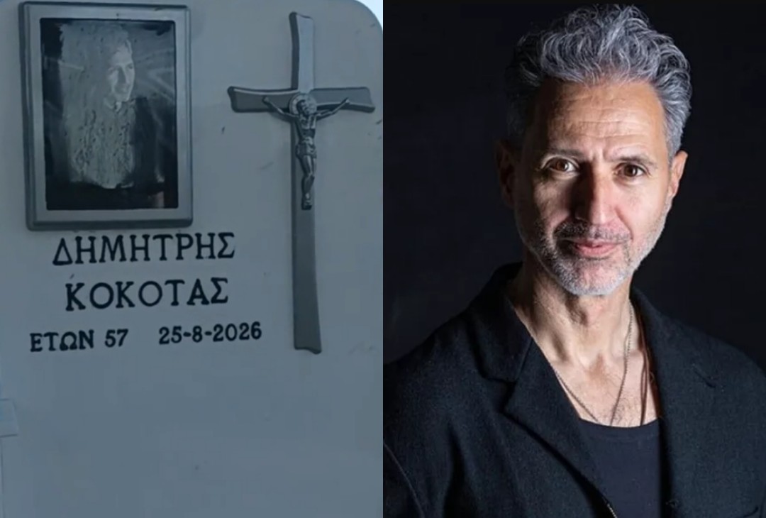 40 μέρες μετά τον θάνατό του: Δείτε πως είναι σήμερα ο τάφος του Δημήτρη Κόκοτα στο Γ’ Νεκροταφείο