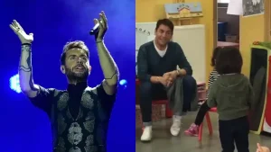 Γιώργος Μαζωνάκης: Όταν μικροί μαθητές τον υποδέχτηκαν τραγουδώντας στο σχολείο τους