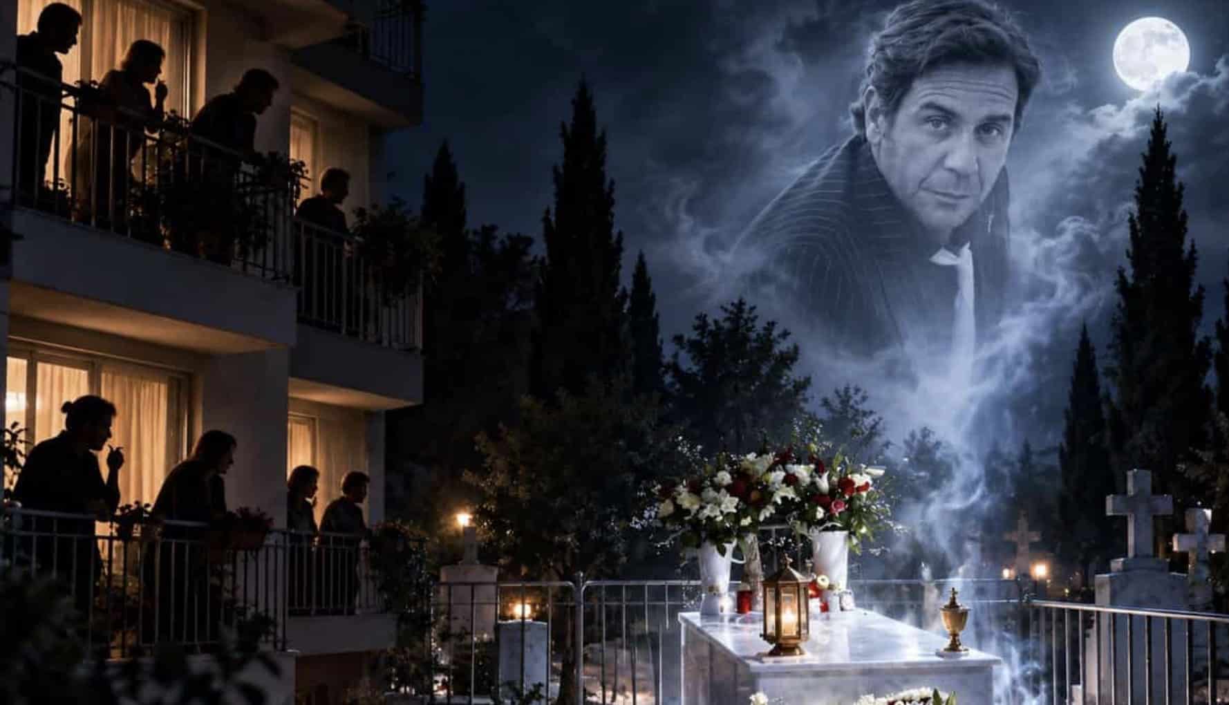 Ανατριχίλα! Τι συνέβη χθες στις 3 τα ξημερώματα στο μνήμα του Μαζωνάκη: Βγήκαν οι γείτονες στα μπαλκόνια - Η μυστηριώδης λάμψη που τους αναστάτωσε