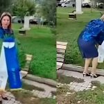 Η Καρυστιανού κατέθεσε τελικά μόνη της στεφάνι στη Θεσσαλονίκη για την 28η Οκτωβρίου, δείτε βίντεο